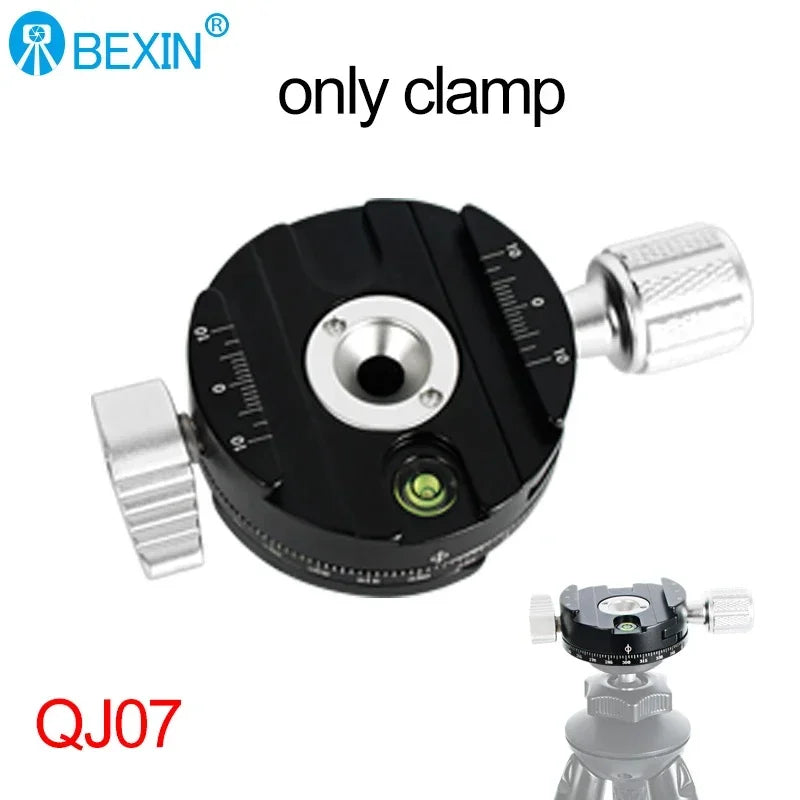 360&deg; Rotate Panoramic Camera Clamp | Quick Release Arca Swiss Mount QJ-07