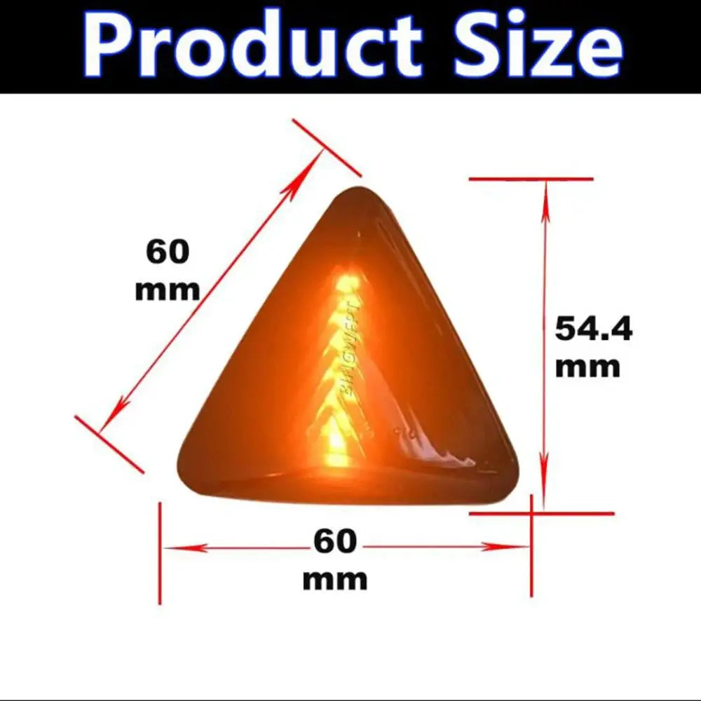 2PCS Side Marker Light For Mitsubishi Colt CZC CZ3 Z23 Z24 Z25 Z33 Z34 Z3 2004-2012 LED Dynamic Turn Signal Lamp by InterCyprus Trading Ltd