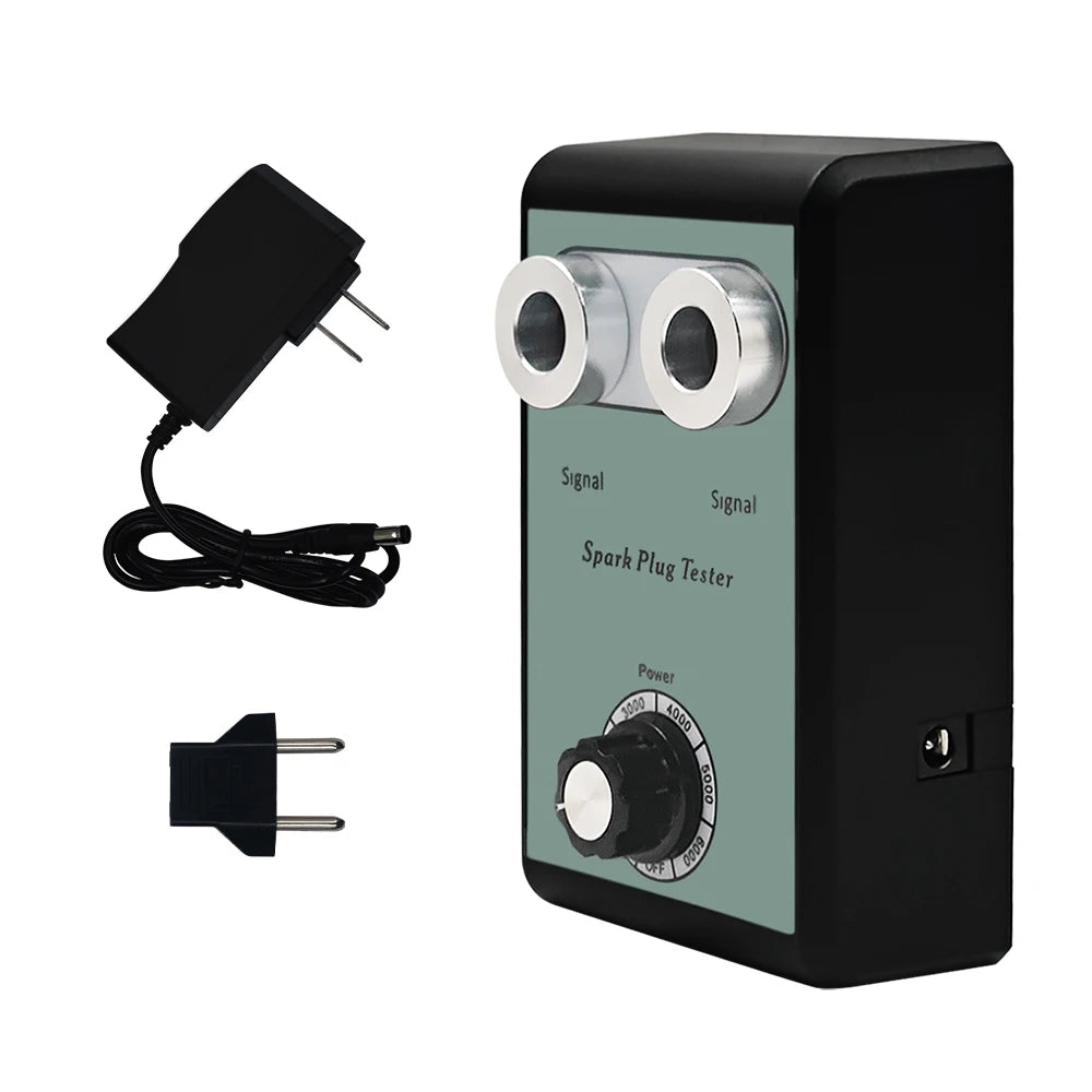 Spark Plug Tester Pen &ndash; Dual Hole Testing for Two Plugs black / Poland