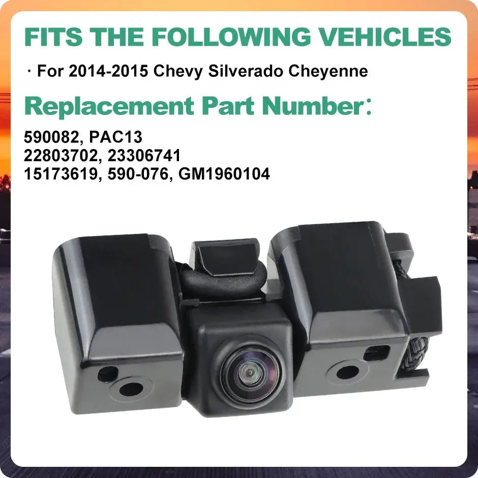 Rear View Backup Camera With ABS Housing for Chevrolet GMC Silverado Sierra by InterCyprus Trading Ltd