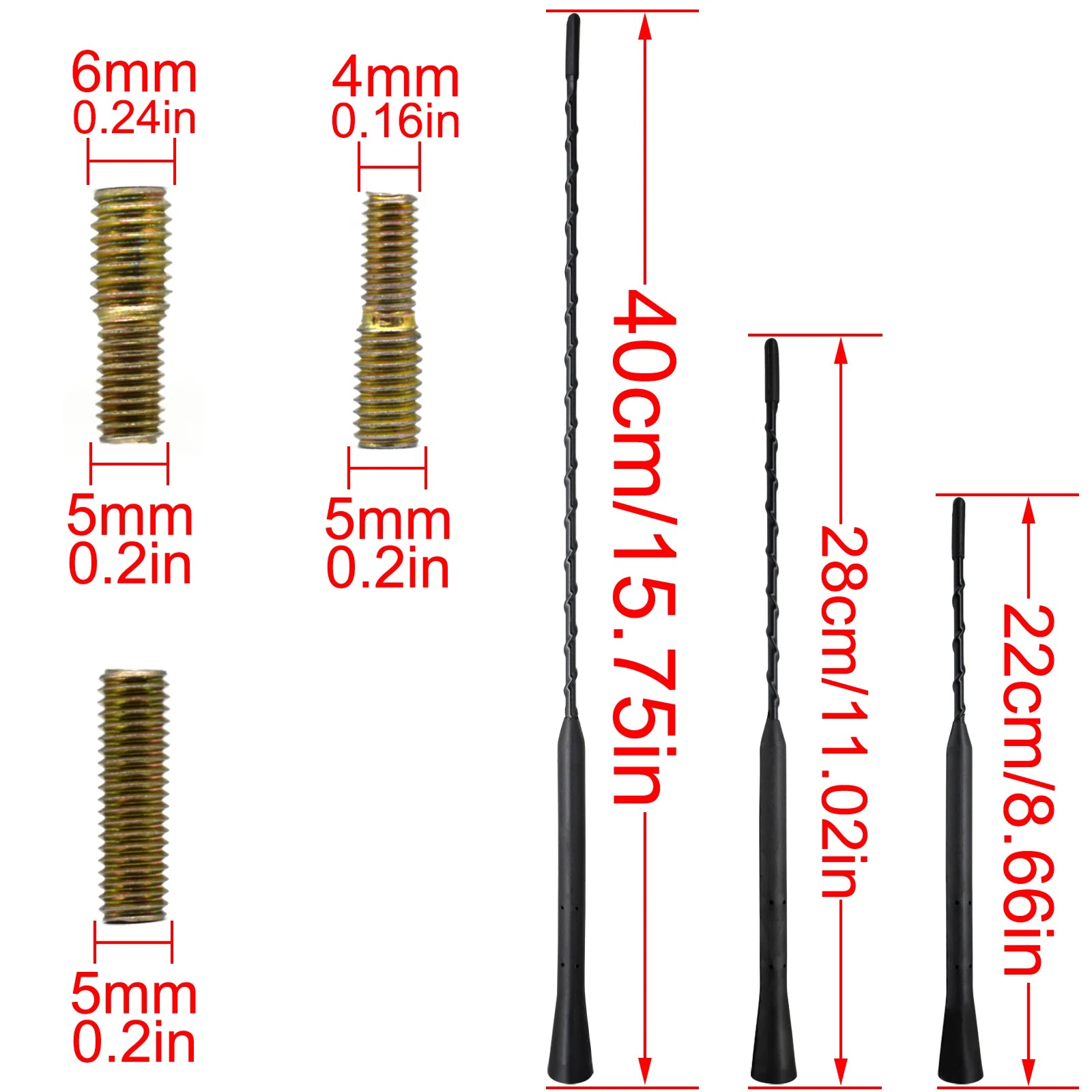 Universal Car Antenna &ndash; Enhanced Signal for FM AM Radio