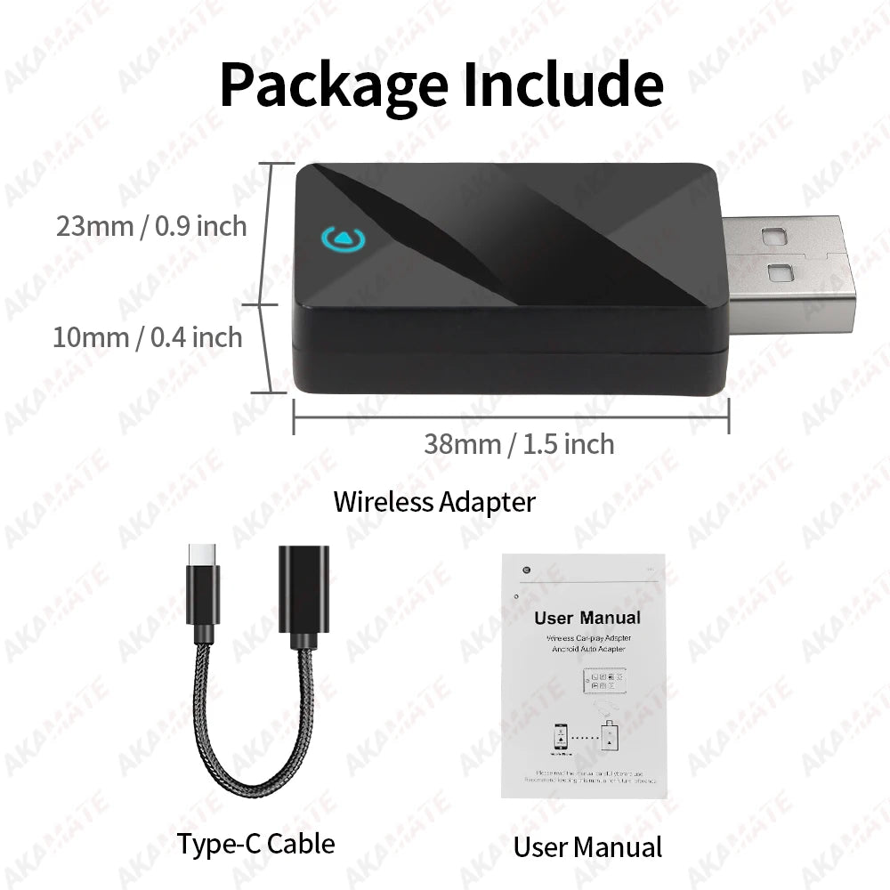 2 In 1 Wireless CarPlay Dongle &ndash; Wireless Android Auto