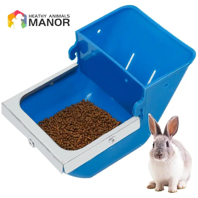 5Pcs Rabbit Feeder Box &ndash; Automatic Farm Feeding Bowls