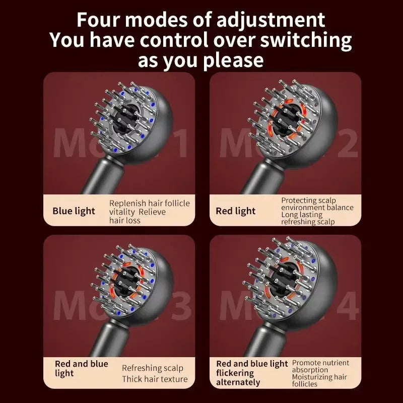 Electric Hair Regrowth Brush &ndash; Infrared Light Therapy