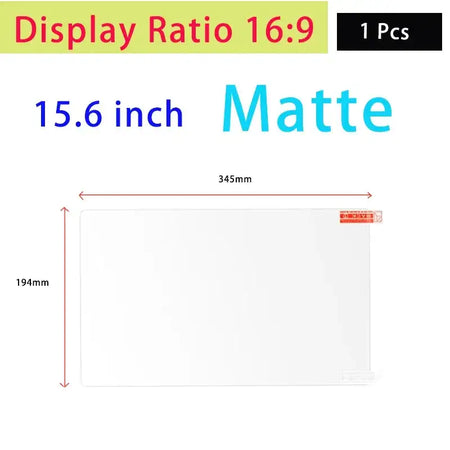 Notebook Screen Protector 13 to 15.6 Inch &ndash; Anti-Glare Soft Film for Laptops and Tablets 15 Matte 345x194mm1P