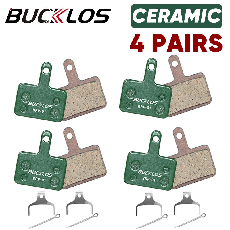 Bucklos Ceramic Disc Brake Pads B01S B05S &ndash; Durable Ceramic 4Pairs