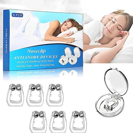 2 4 6pcs Magnetic Anti Snore Nose Clips &ndash; Easy Breathing