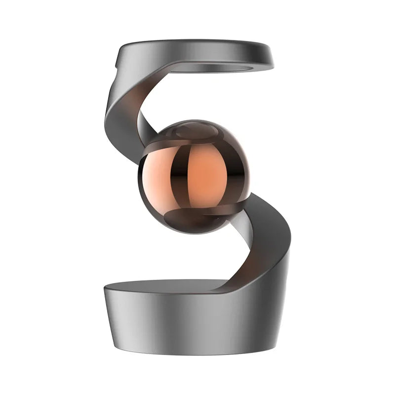 Aluminum Alloy Desktop Kinetic Spinner - Stress Relief Toy Gray-Rose Gold