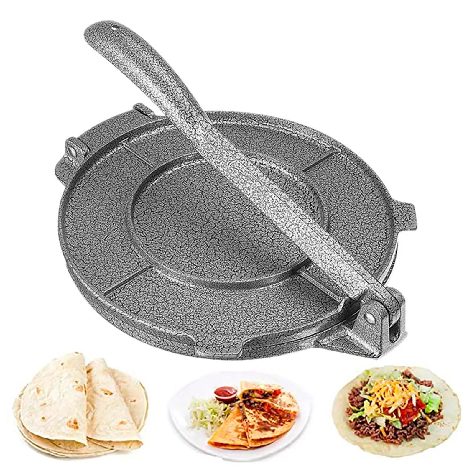 6.5in Tortilla Press Maker Aluminium Alloy &ndash; Durable Build
