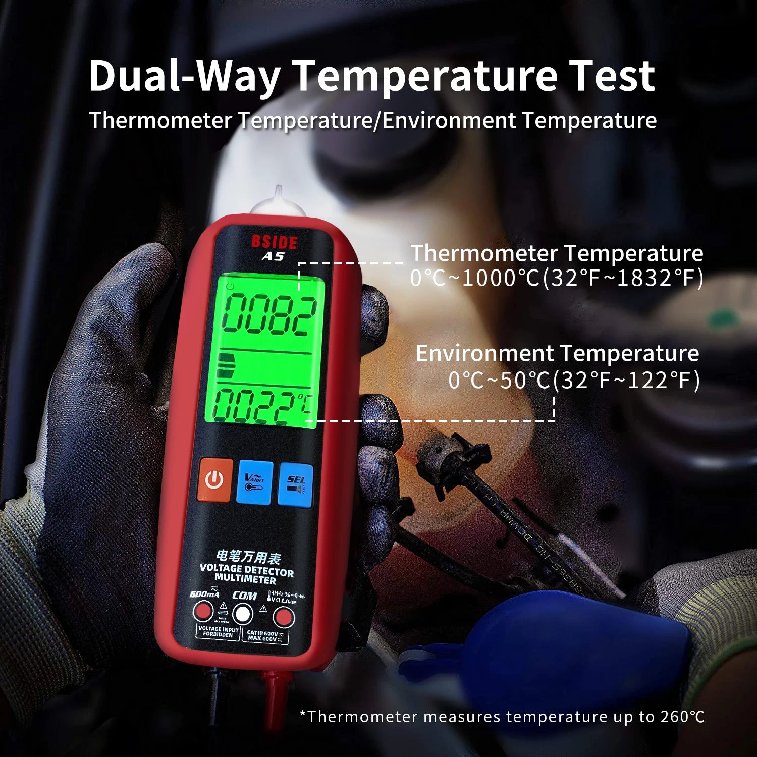 BSIDE A5 Smart Digital Multimeter &ndash; Voltage Detect and NCV