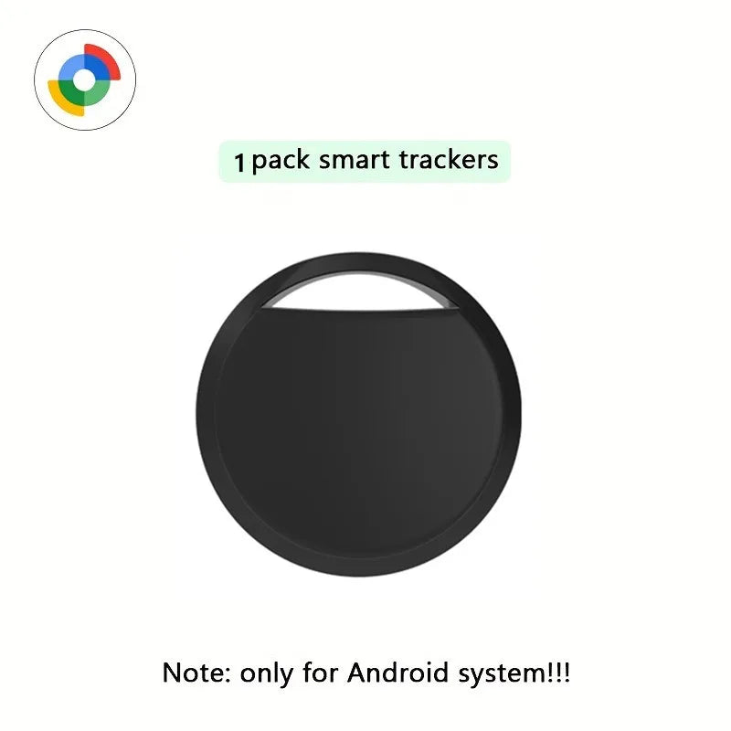 Android Airtag GPS Tracker - Universal Compatibility, Compact Size, Smart Features black
