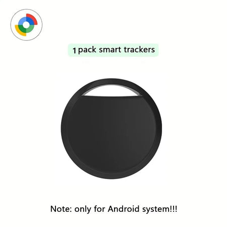 Android Airtag GPS Tracker - Universal Compatibility, Compact Size, Smart Features black