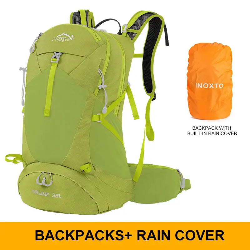 Outdoor Inox Mountaineering Backpack 35L 8107 &ndash; Waterproof FruitGreen