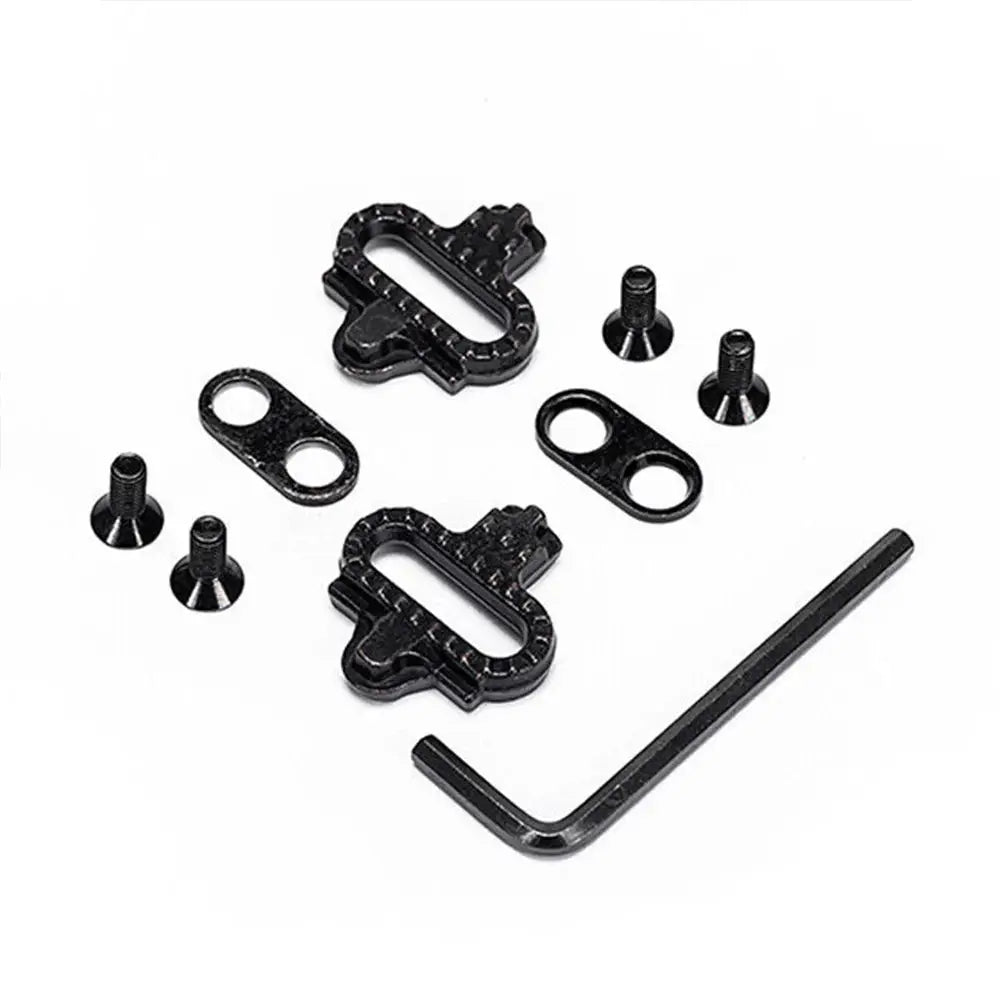 BUCKLOS Clipless Pedal Self-locking MTB Pedal for SPD System Mountain Bike Mixed Pedals Dual Lock/Flat Pedals with MTB Cleat by InterCyprus Trading Ltd