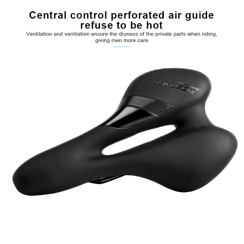 Riderace Hollow Hengittävä Maantiepyörän Satula, PU Nahka Mukavuus