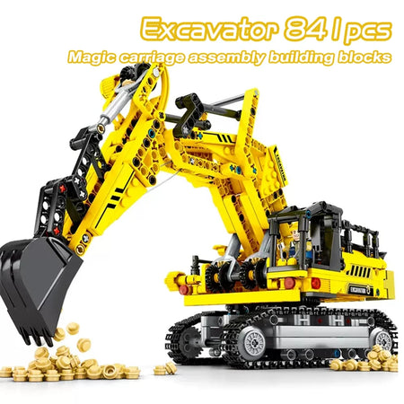 771pcs Caterham 620R Building Blocks &ndash; Lego Compatible Excavator