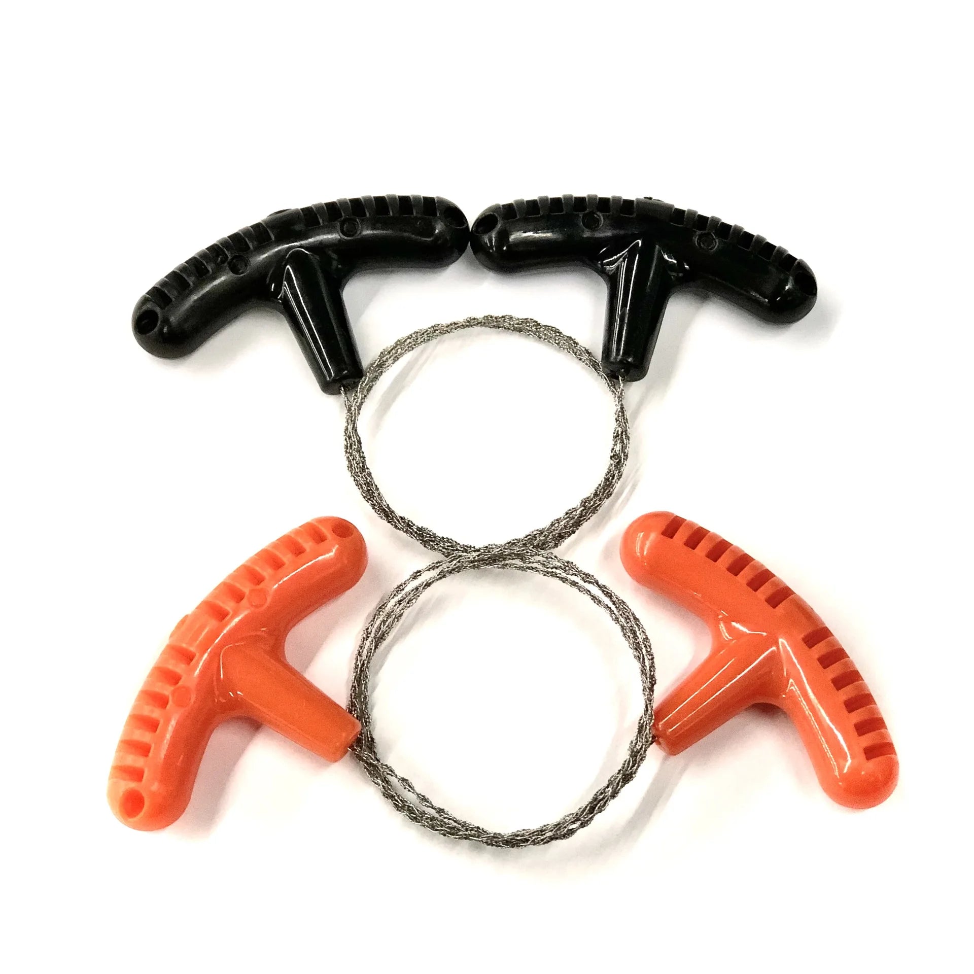 Portable Stainless Steel Wire Saw with Finger Handle for Outdoor Adventures