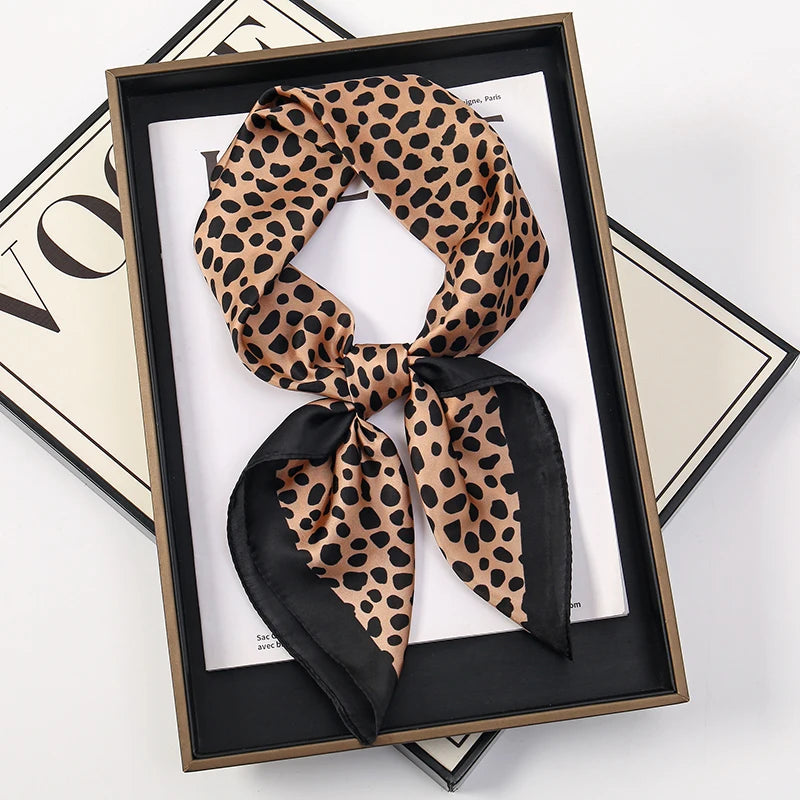 2024 Luxury Square Silk Scarf &ndash; Versatile Fashion Accessory