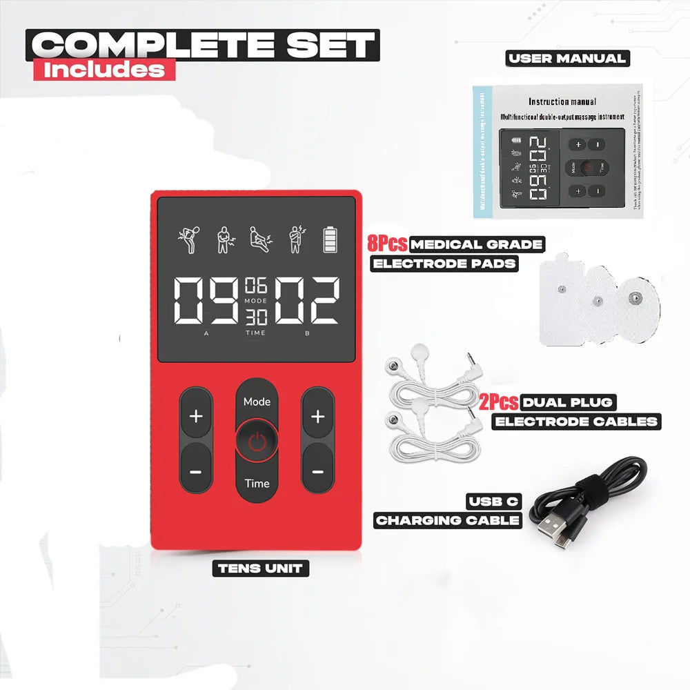 12MTENS &ndash; Portable TENS EMS Massager For Home Use Daily