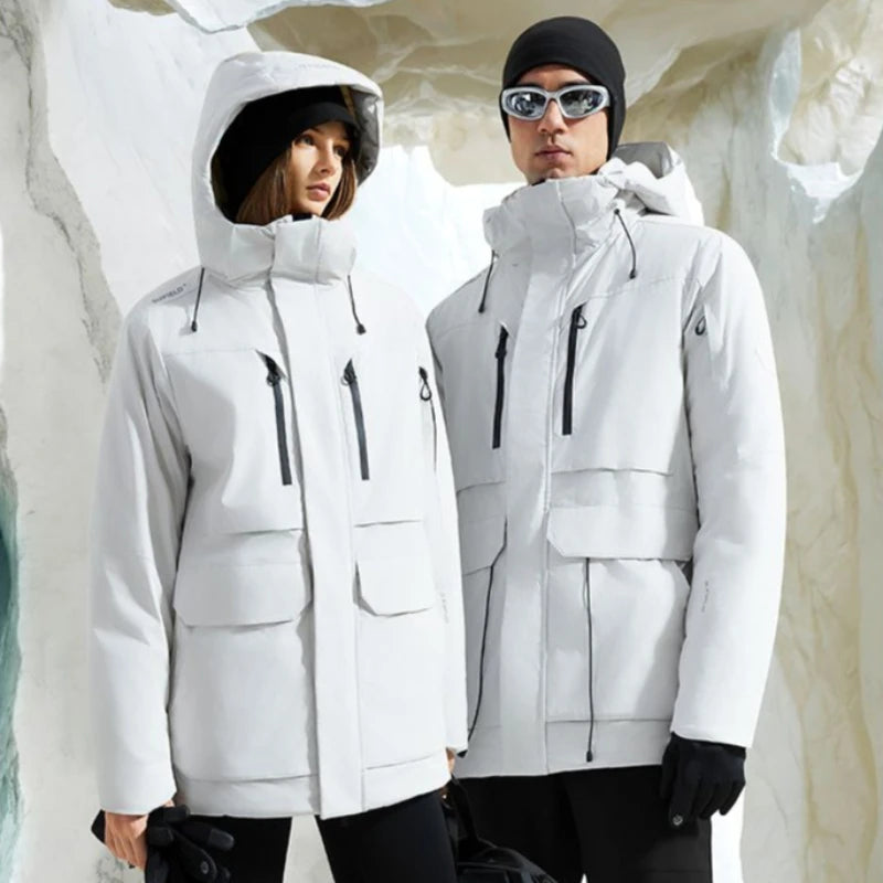 Xiaomi Supield Mantou de iarnă lung cu glugă rezistent la vânt Unisex 