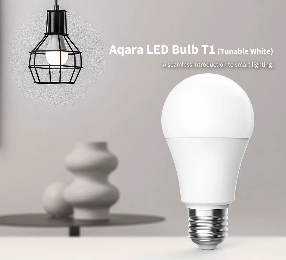 Zigbee 3.0 inteligentná LED žiarovka T1 E27 nastaviteľná biela 2700K-6500K funguje s aplikáciou Xiaomi Homekit