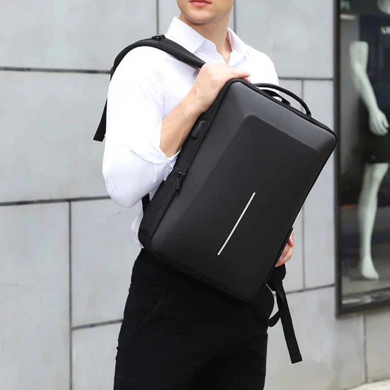 Men's Anti-Theft Backpack &ndash; High-Capacity Travel USB Charger