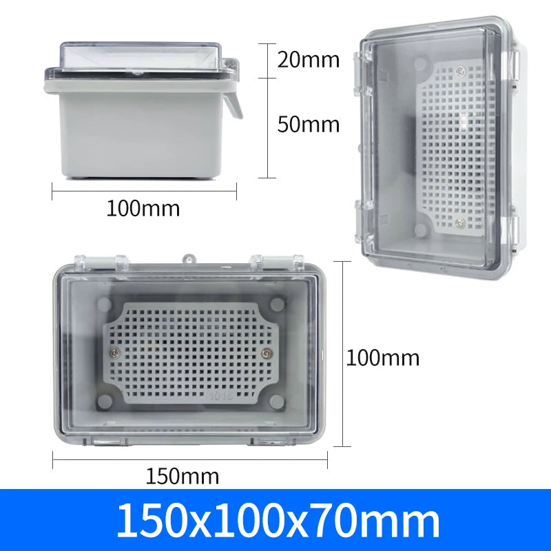 IP66 Waterproof Junction Box ABS Plastic Outdoor - Durable 150x100x70mm / CHINA