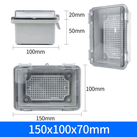 IP66 Waterproof Junction Box ABS Plastic Outdoor - Durable 150x100x70mm / CHINA