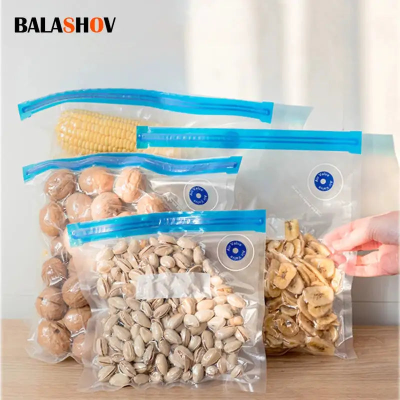 Reusable Vacuum Zipper Bags For Sealer Food Storage 5pc 10pc
