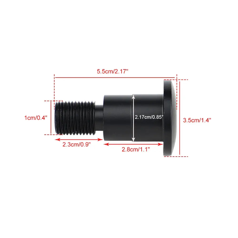 Motorcycle Handlebar Bar End Mirror Adapter for Yamaha MT07 MT09 Niken TMAX MT10 MT01 MT125 XSR700 XSR900 FZ6 FZ07 FZ09 FZ10 FZ1 by InterCyprus Trading Ltd