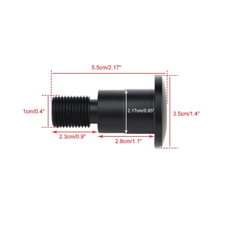 for Yamaha MT07 MT09 MT10 XSR700/900 Motorcycle Handlebar Bar End Mirror Adapter by InterCyprus Trading Ltd