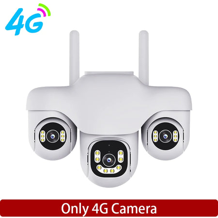 12MP Triple Lens PTZ 4G Security Camera 4G Camera / AU Plug