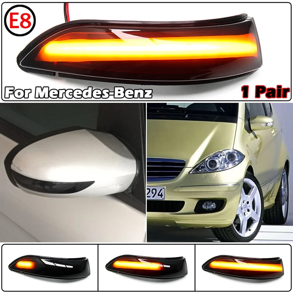Semnale de întoarcere LED dinamice pentru Mercedes-Benz W169/W245