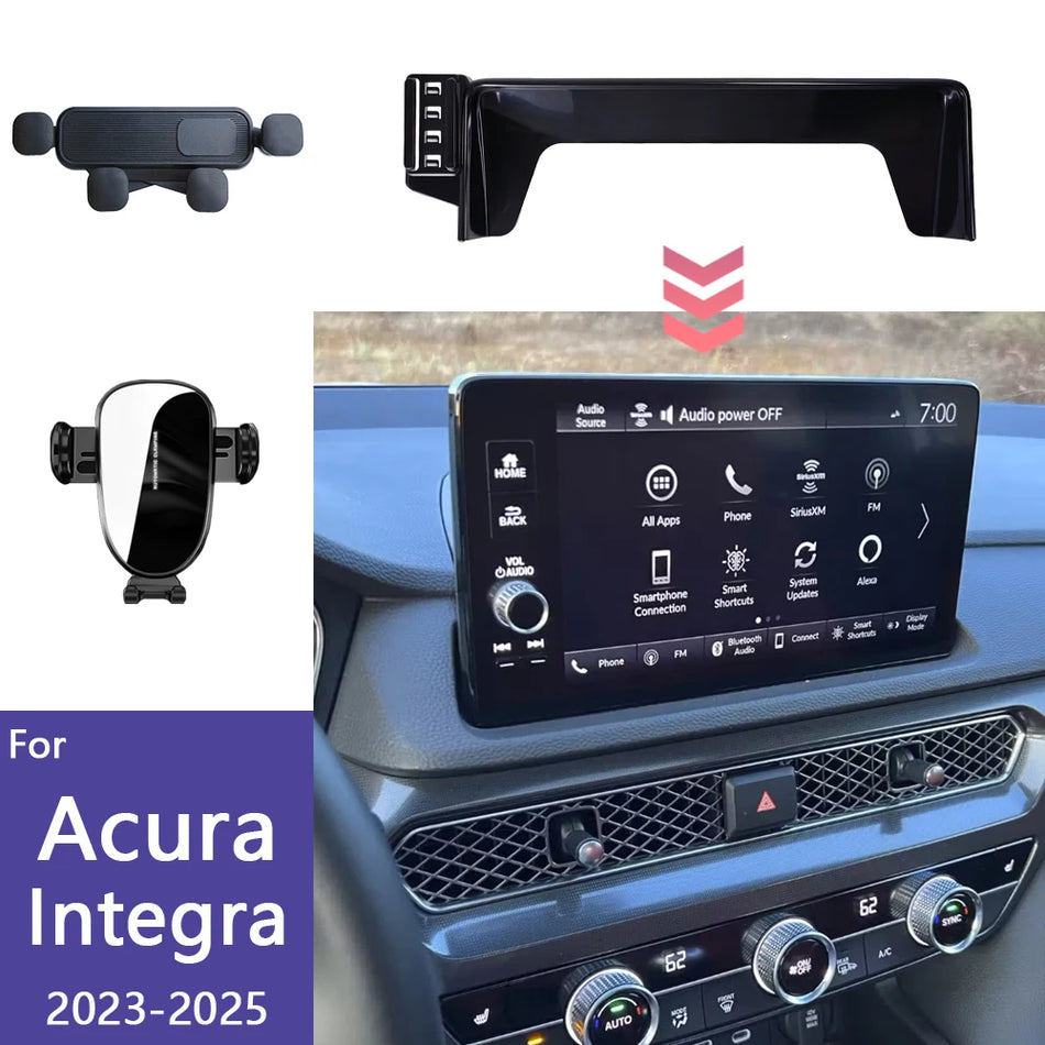 Acura Integra 2023 2024 2025 15W Belaidė Automobilinė Telefono Laikiklis