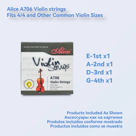 Alice Professional Violin Strings A747 &ndash; Stable Tone A706