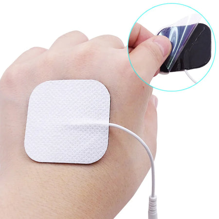 SUOLAER Non-Woven Fabric Self-Adhesive TENS Electrodes Pads for Physiotherapy