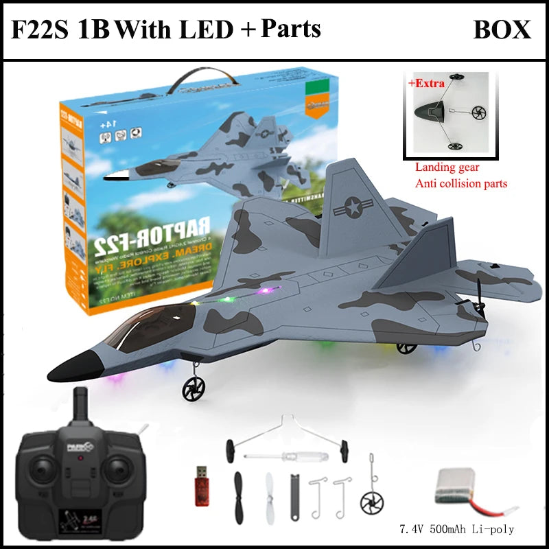F22S 2.4G 4CH RC Airplane with Gyroscope and LED Light - WLtoys A180 Upgrade LED Gyro 1B Parts