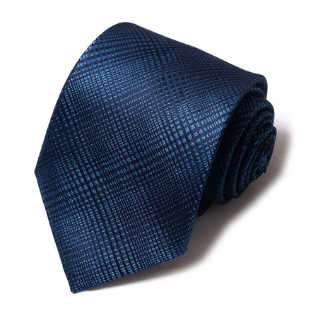 Fashion Blue Stripe Print Necktie for Men 12615-259