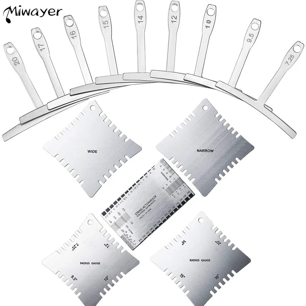 Miwayer Guitar Luthier Measuring Tool Kit &ndash; All-In-One Kit