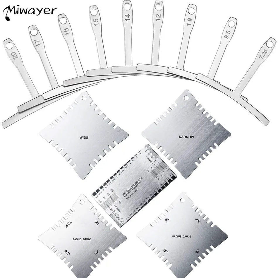 Miwayer Guitar Luthier Measuring Tool Kit &ndash; All-In-One Kit