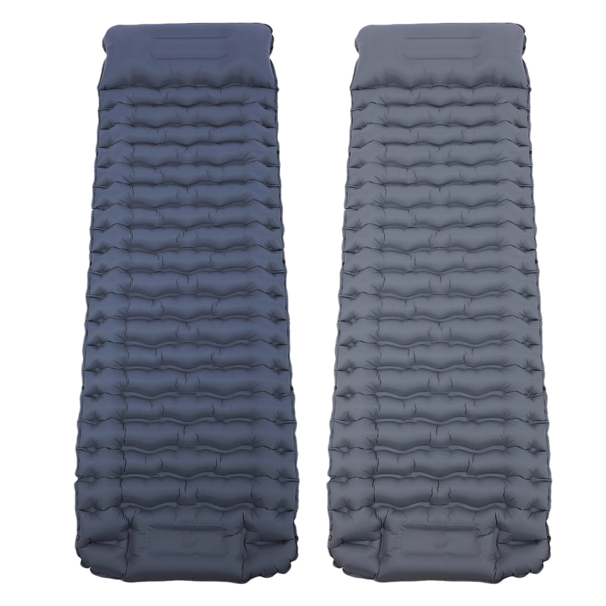 Camping Sleeping Pad with Pillow &ndash; Built-In Foot Pump