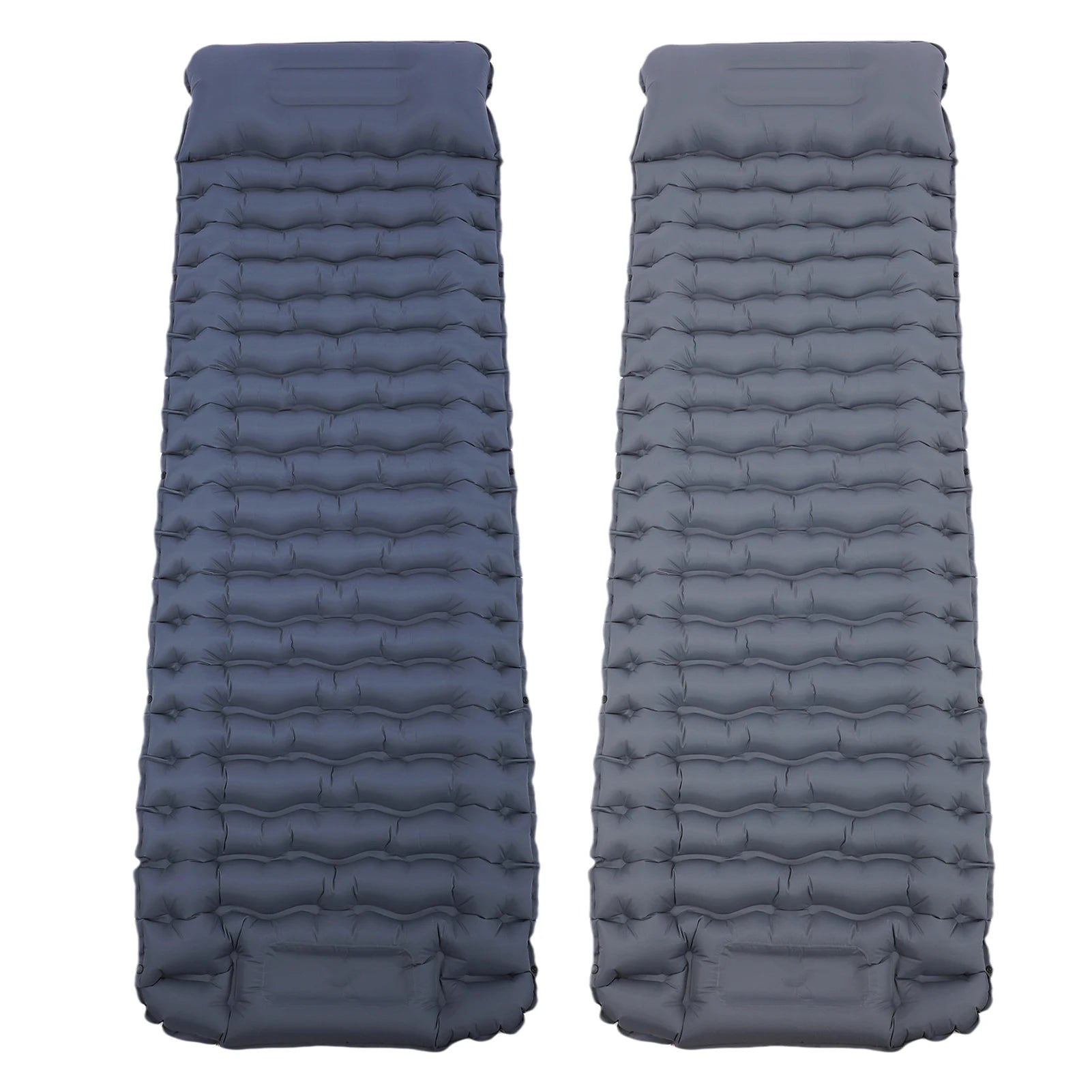 Camping Sleeping Pad with Pillow &ndash; Built-In Foot Pump