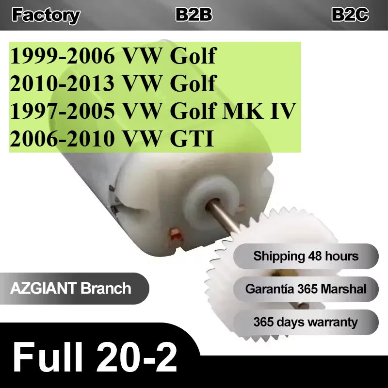 Oven lukon moottori Skoda Octavia, metallivaihteiston toimilaite, 36 hammasta, 12V DC korkea vääntö