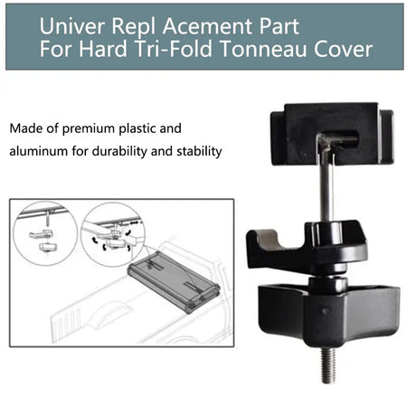 Truck Tonneau Cover Replacement Part Kit for Hard Tri-fold & Quad-fold Truck Cover Include Nut T-Bolt Front Clamp, Rear Clamp by InterCyprus Trading Ltd