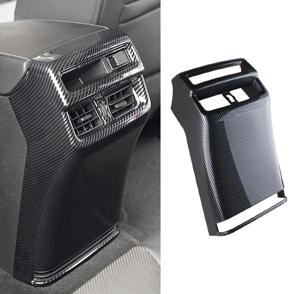 Achterste Luchtventiel Uitlaat Trim Covers voor Isuzu DMAX 2022-2023+ Carbon Fiber Stijl ABS Constructie