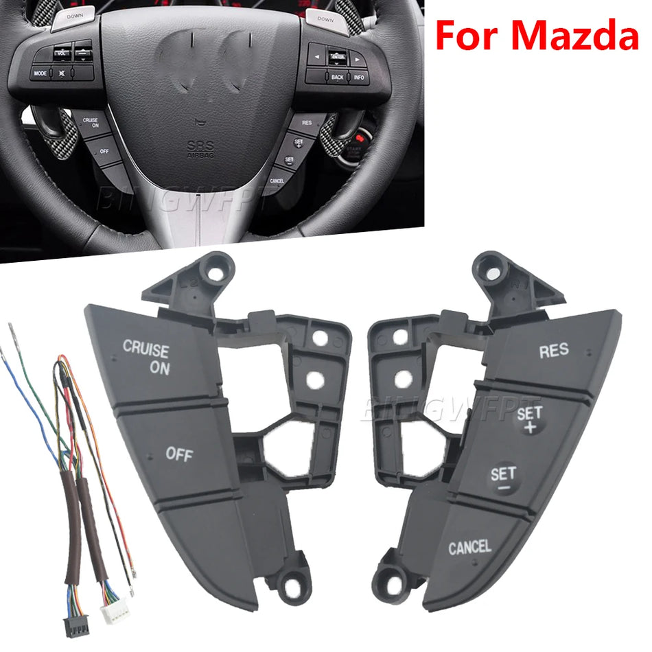 Stikalo za tempomat ABS za Mazda 3, 5, CX-7 BL 08-13 gumb na volanu