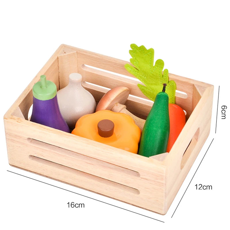 ATS30268 - Educational Wooden Kitchen Pretend Play Food Set ATS30268 B