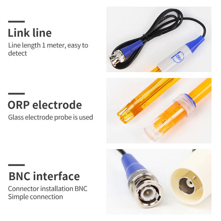 PH/ORP Composite Electrode Probe BNC Connector - Lab Grade