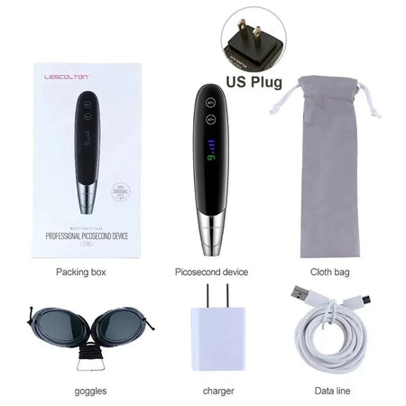9 Level Laser Picosecond Pen &ndash; All In One Skin Rejuvenation US Plug-With Box
