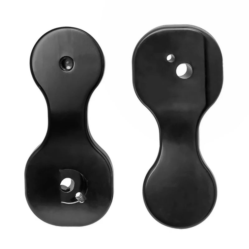 Motorcycle Black Rearview Mirror Brackets Adapter &ndash; Durable Aluminum Construction